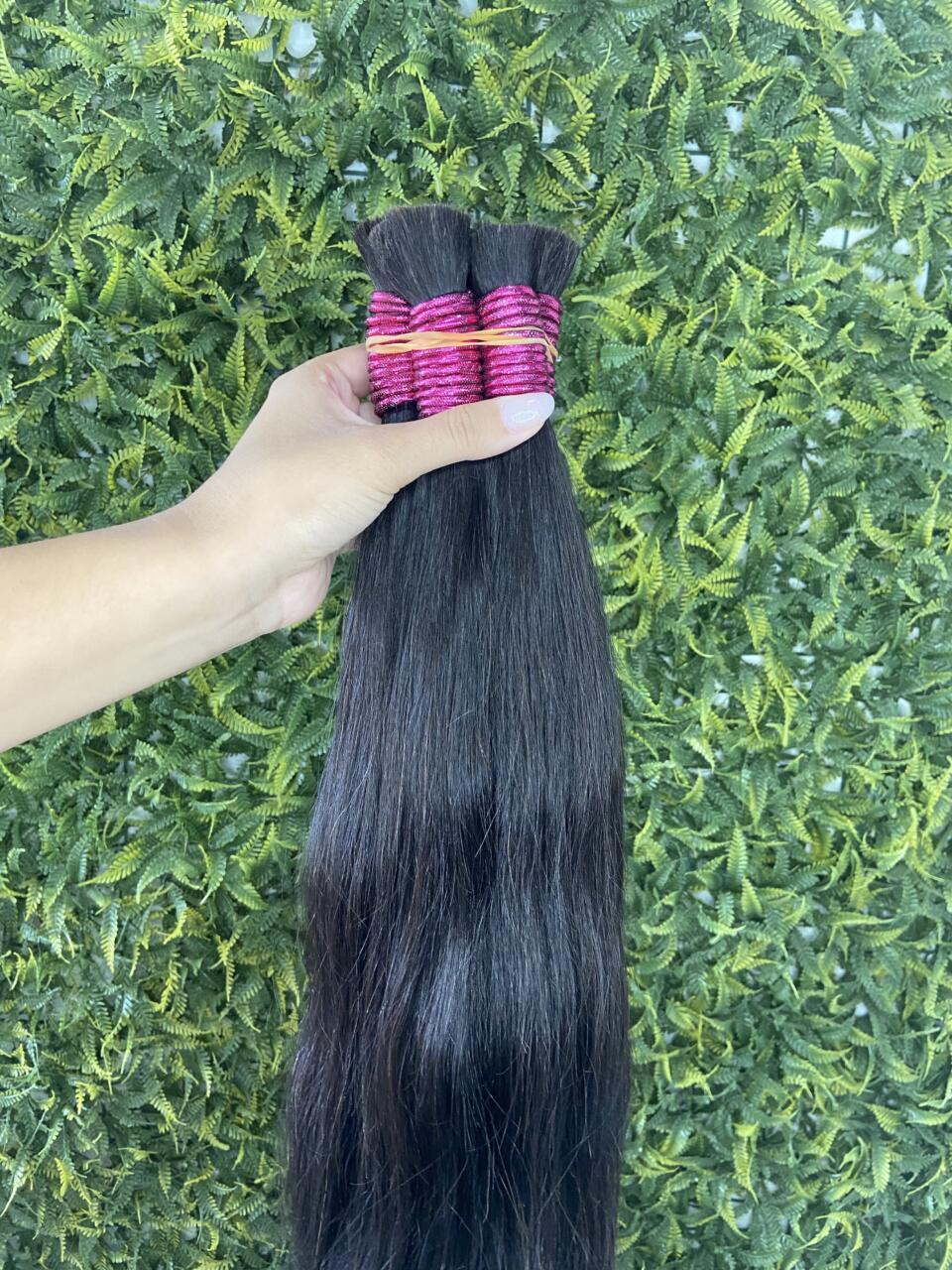 Cabelo Indiano Liga Rosa Pink 75 cm