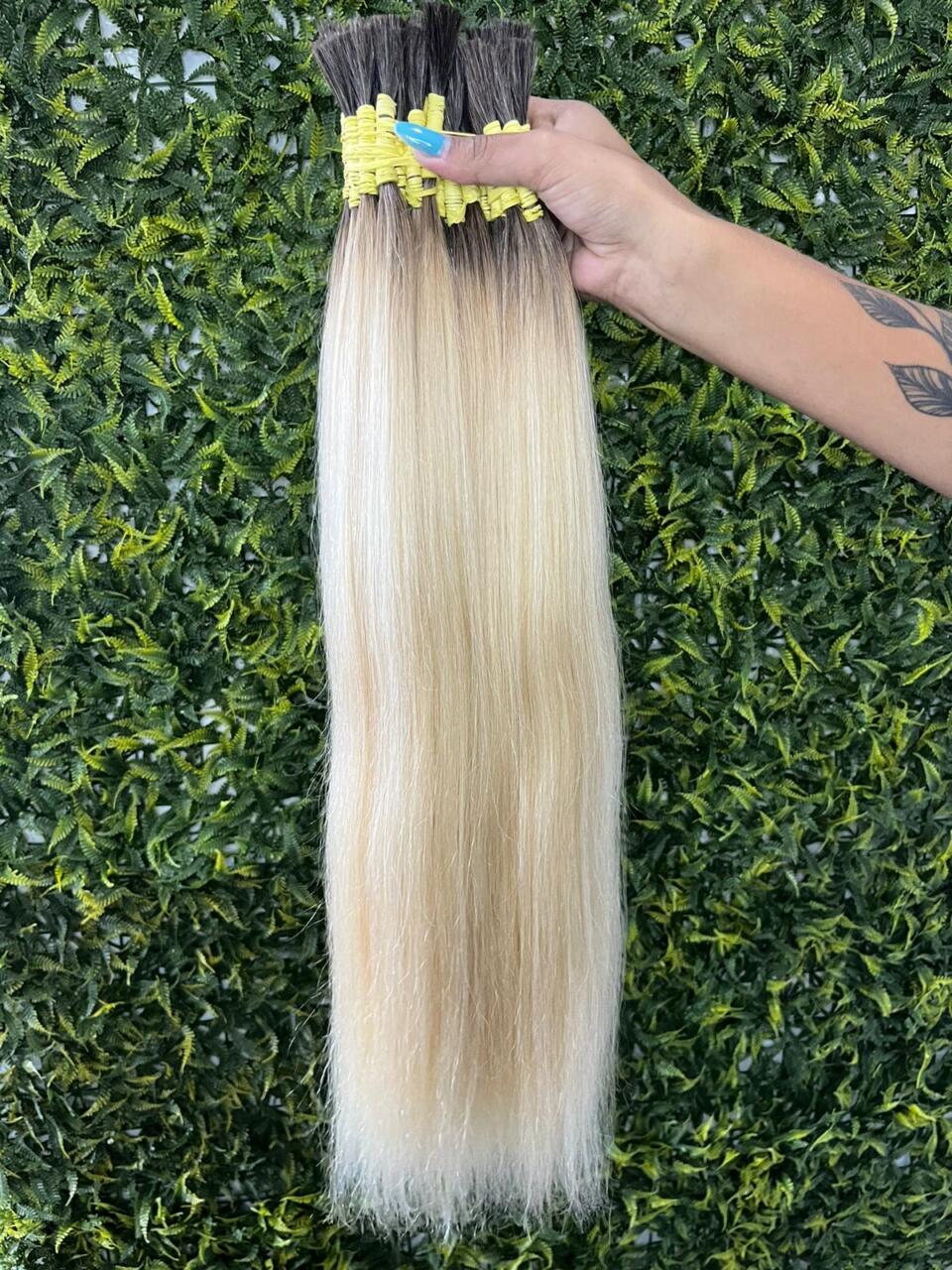 Cabelo Indonésio Esfumado Loiro 65 cm
