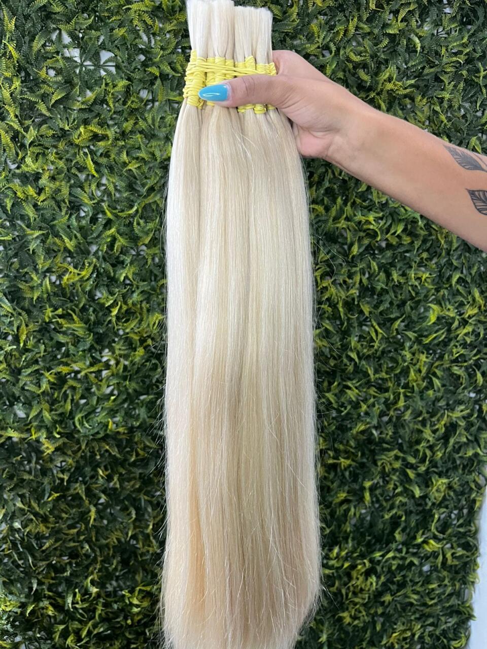 Cabelo Indonésio todo Loiro 65 cm